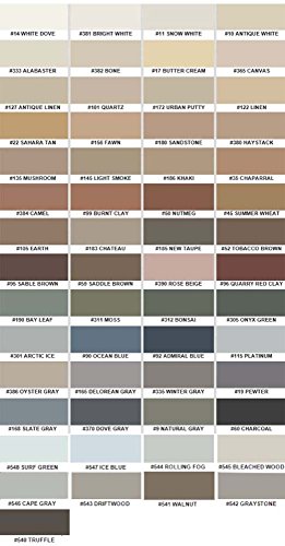 Color Fast Caulk Matched to Custom Building Products (Fawn Sanded)