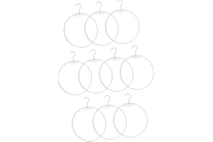 VANZACK Plastic Bikini Briefs Hanger 31cm White Ring Display for Underwear Closet Storage Home