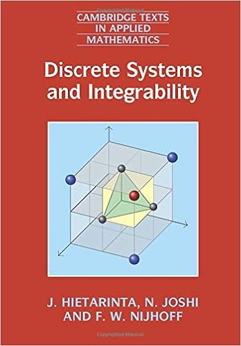 Amazon Com Discrete Systems And Integrability Cambridge Texts In