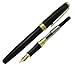 Black Arrow Clip Classic Fountain Pen Black Color Gold Trim Stylish with Ink Refill Converter