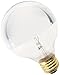 Satco S3862 120-Volt 60-Watt G25 Medium Base Light Bulb, Silver Crown