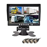 Yasoca 7" TFT LCD Car Rearview Quad Split