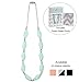 Goobie Baby Naomi Silicone Teething Necklace for Mom to Wear, Safe BPA Free Beads to Chew - Mint/Marble