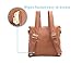 miss fong Small Diaper Bag Mini Diaper Bag, Leather Diaper Bag Backpack Mini Backpack with 14 Pockets Insulated Pockets & Shoulder Strap