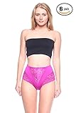Barbra's 6 Pack Women's Light Control Full Coverage Girdle Panties (Large)