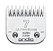 Andis Carbon Infused Steel UltraEdge Dog Clipper Blade, Size-7 Skip Tooth, 1/8-Inch Cut Length (64080) primary