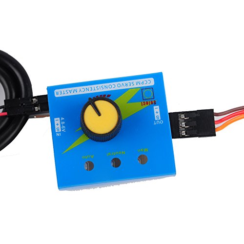 DS04-NFC 360 Degree Continuous Rotation Servo Motor+ RC Servo Tester 3CH ECS Consistency Speed Controller Power Channels CCMP Meter Geekstory