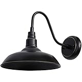 Y Decor EL0523IB Lora 1-Light Black Outdoor Wall-Lighting