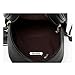 B&E Life Stylish Girls Ladies PU Leather Backpack Shoulder Bag Purse Crossbody Handbag (Black)