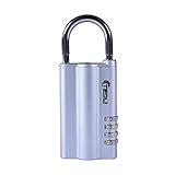 Tedu Key Storage Lock Box with Combination Lock-Shackle Mounted-Set Personalized Combination Portable Key Safe Boxes for Family,Realtor
