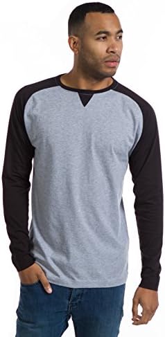 Ably Apparel Ronald (X Large, Black/Light Heather Grey)
