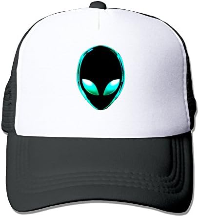 Alienware Head Snapback Baseball Hat Mesh Caps Black