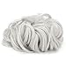 Lelinta Hair Bun Extensions Wavy Curly Messy Donut Chignons Hair Piece Wig Hairpiece Silver Grey