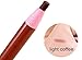 Eyebrow Pencil Long Lasting Waterproof Easy To Color Durable Peel Off Pull Cord Brow Pen Makeup Cosmetic (light coffee)