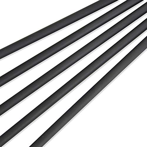 MILAEM 12 Pack Crossbow Carbon Arrows 16" 17" 18" 20" 22" Lightweight Crossbow Bolt Fletched 4 Inch Vane with Replaced 3 Blade Broadheads (Green and Black 3, 16 inch) - Thumbnail 3