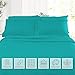 Nestl King Sheet Set - Luxury 1800 Ultra-Soft Microfiber King Bed Sheets - Double Brushed - Deep Pockets - Easy Fit - 4 Piece Set - Bedding Sheets & Pillowcases (King, Teal)