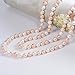 Romantic Time Two Strand Japanese Akoya Pearl Long Rope Necklace