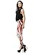 HDE Women's Funky Digital Print Design Graphic Stretch Footless Fashion Leggings (Flesh & Bone, Medium)
