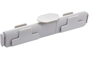 CONGARTENO Garbage Bin Clamp Retractable Trash Bag Gadget Gray Plastic Household Waste Sorting Clip for Kitchen Dry and Wet W