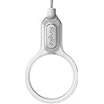 Ringke Buckle Finger Ring Designed for Camera Strap and Phone Strap, Durable Lightweight Universal Ring-Shaped Lanyard - Matte Clear