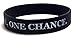 TheAwristocrat 6 Pack ONE Life, ONE Chance. NO Regrets Inspirational Silicone Wristband Rubber Bracelet (Black, X-Large (8.5