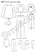 Simplicity Sewing Pattern 5271 Miss/Men/Child Sleepwear, A (XS-L/XS-XL)