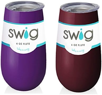 Occasionally Made Swig Fluted Cup, 6 oz (Purple & Maroon)