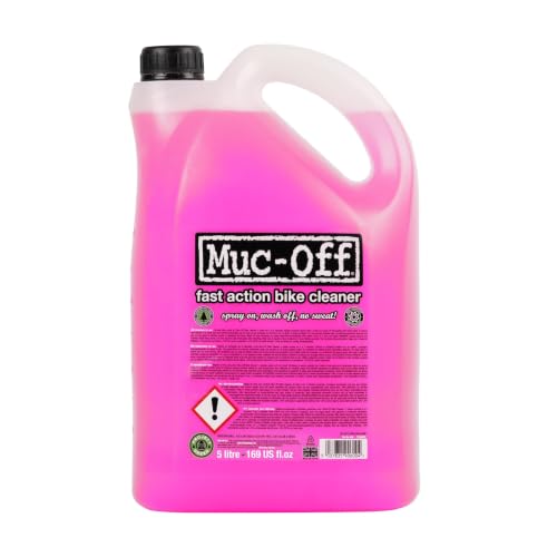 Muc Off Nano-Tech Fahrradreiniger, 5 Liter - Hochwirksames, Biologisch Abbaubares Fahrrad Reinigungsspray Muc Off Bike Cleaner - Sicher auf Allen Oberflächen Fü