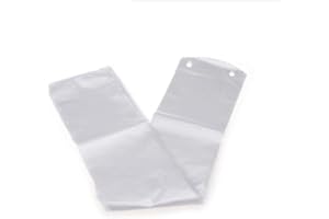 AKOAK 100 Pcs/Set 13 x 43cm/5.1 x 16.9 inch Disposable Transparent Waterproof Umbrella Cover, Suitable for Short Handle Folding Umbrella Cover, Special Automatic Umbrella Cover Machine