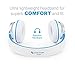Sound Intone HD200 Headphones with Microphone Lightweight Folding Stereo Earphones for iPhone,PC,Laptop, Android Smartphones,Tablet (White/Blue)