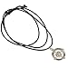 Doinshop New Nice Cute Lovely Compass Pendant Necklace Choker Chains Charm Black Leather Cord