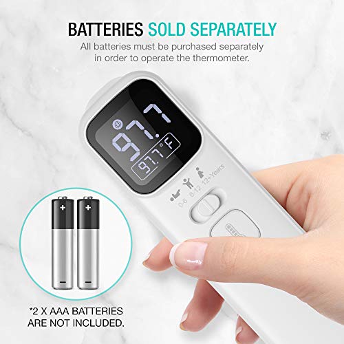EasyEast Touchless Infrared Thermometer, Smart Forehead Thermometer, in