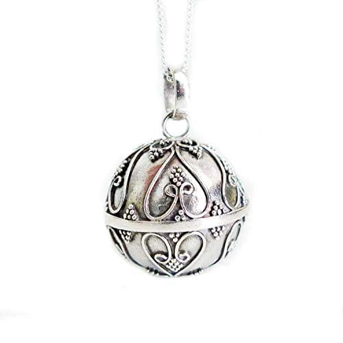 Amazon.com: 18mm Hearts Angel Caller Chime Sound Harmony Ball Sterling ...