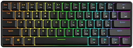 GK61 Gaming Mechanical Keyboard with Kailh Box Switch RGB Function Anti-Ghost Key High-Sensitivity
