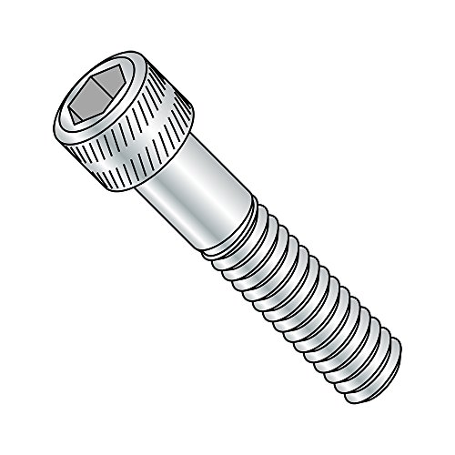 Zinc Plated Alloy Steel Socket Head Cap Screw, Hex Socket Drive, 1/4"20 Thread Size, 1" Length