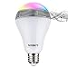 NASKY Wireless Bluetooth 4.0 Speakers E27 LED Light Lamp Bulb Speaker Smartphone Controlled Dimmable Color Changing Lights
