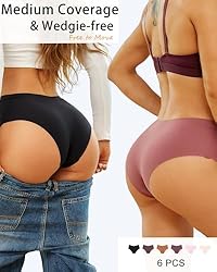 Sth Big High Waisted Seamless Underwear for Women