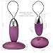 SVAKOM Luna&Selene Wireless Remote Mutual Control Interactive Vibrating Bullet and Nipple Massager for Couple(Violet).