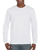 Gildan Ultra Cotton 6 Oz. Long-Sleeve T-Shirt (G240)- White,XX-Large