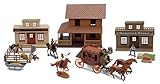 New Ray SS-38465 Deluxe Western Town Playset