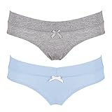 Intimate Portal Women Stay-Fit Under the Bump Maternity Hipster Panties Multi-Pack