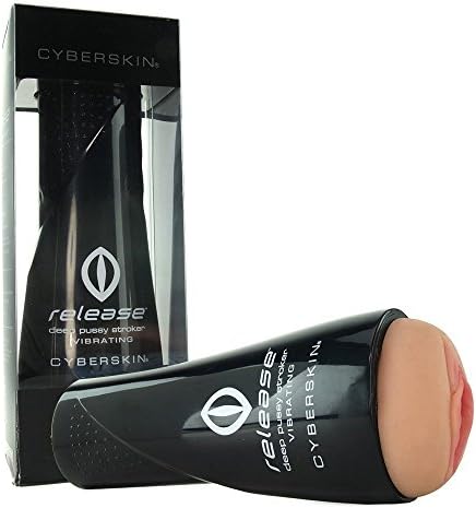 Premium Male Strok-er, Super Long Soft Tunnel Sleeve Deluxe Handheld Manual Message Cup for Men with Vibrating Bullet Discreetly Shipping (Deep-Pussy12)