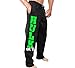 Monsta Clothing Co. Mens Bodybuilding Workout (ES:HulkOut) Gym Sweatpants (G:BK) Black