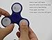 LED Light Fidget Spinner with Switch Plastic EDC Hand Spinner For Autism and ADHD Relief Focus Anxiety Stress Toys Gift (Red)