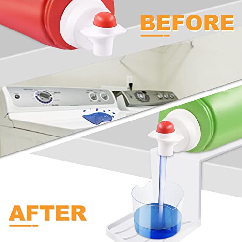 [2 Pack] Laundry Detergent Cup Holder Drip Tray Catcher Tidy Cups Soap
