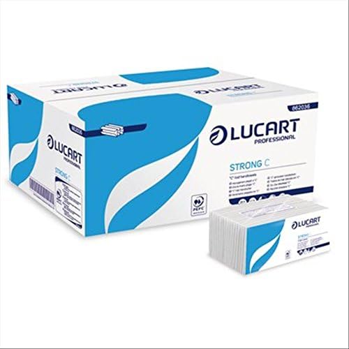 C Lucart Hand Towel Wipes 1 Ply 22.5 x 33 cm Pure Cellulose 862036 (Pack 192)