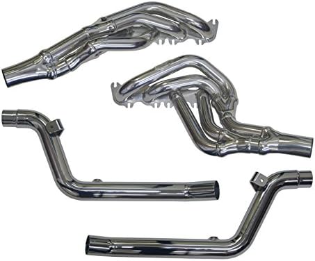 Doug Thorley Headers THY-293Y-L-C Silver Long Tube Tri-Y Header (with Stainless Connector Pipes, 2015-16 Ford Mustang GT, 5.0L), 1 Pack