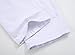 Men's White Ripped Skinny Distressed Destroyed Straight Fit Jeans with Holes