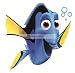 5" Dory Fish Finding Nemo 2 Movie Removable Peel Self Stick Wall Decal Sticker Art Bathroom Kids Room Walt Disney Pixar Home Decor Boys Girls 4 inches wide by 5 3/4 inches tall