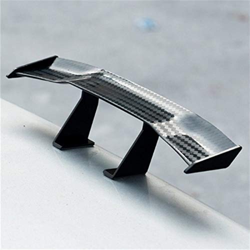 TOOGOO Auto Parts Modified Mini Black Spoiler Personality Decorative Spoiler Tail Decoration